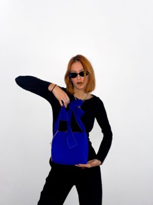 Mini lazo azul eléctrico