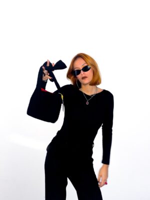 Mini lazo negro